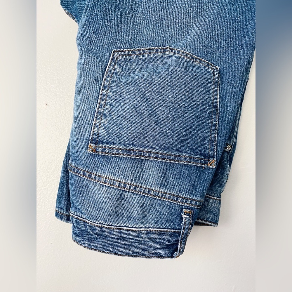 ASOS High Waisted Rise Tapered Relaxed Denim Jeans Classic Medium Wash 30 VTG - Picture 6 of 9